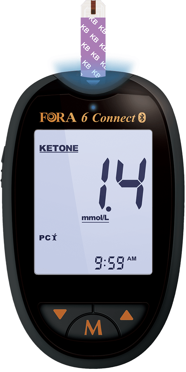 Fora 6 Connect zur Ketone-Messung